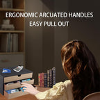 Desk Organizer with 3 Drawers,Leather Desk Organizer