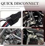 Electrical Disconnect Pliers for Cars with Terminal Removal Tool Kit,Sturdy Electrical Connector Pliers with Double Head/60° 