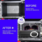 2Pack 2025 Crosstrek Center Console Organizer & Fuse Box Coin Container Storage Tray for 2024 2025 2026 Subaru Crosstrek Hybrid Armrest Storage Box Crosstrek 2025 Accessories Storage Box Double Layer