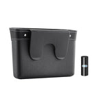 Car Trash Can Mini Trash Bin Garbage Organizer with Plastic Trash Bag Automotive Small Garbage Bin for Home Office Auto Vehicle Car Door Front Back Seat Storage Accessories (clip on trash can)