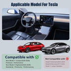 5PCS Center Console Organizer for 2025 2026 Tesla Model Y Juniper (Premium & Performance) and Model 3 Highland Accessories,[Flexible Mobility&Tidy Space] Hidden Storage Box Cup Holder
