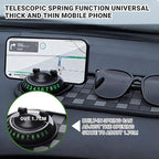 Multifunctional Car Anti-Slip Mat,Car Anti Slip Mat Phone Holder, with Temporary Parking Number, 360° Rotating Adjustable Uni