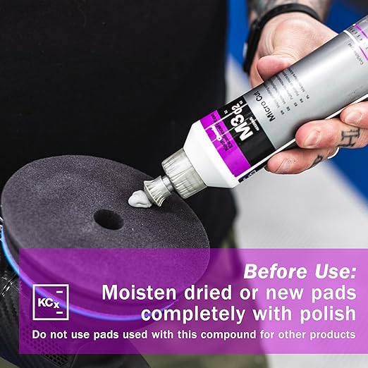 Koch-Chemie - Micro Cut Polishing Compound - Silicone Oil-Free; Permanent Removal of Holograms, Fine Scratches, and Sanding Marks to P3000 Grain Size; High Gloss Finish (5 Liters)