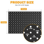 Pegboard Smith Metal Pegboard Panels, 16" x 12" Heavy-Duty Wall Peg Boards for Garage Tool Storage, Pegboard Organizer System