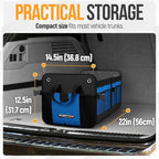 FORTEM Trunk Organizer For SUV Car Organizer and Storage, Collapsible Multi-Compartment Storage Bag Car Accessories for Women