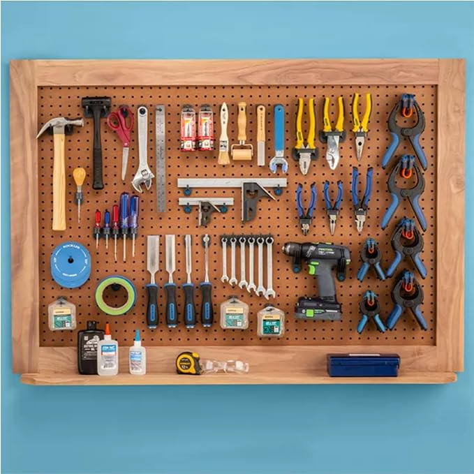 ROCKLER 16-Piece Pliers and Drivers Pegboard Hook Set