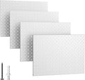 EVERHANGER Metal Pegboard Panels, Heavy Duty Pegboard Wall Organizer, Garage Wall Panels, Tool Storage Organization, 12"X16",