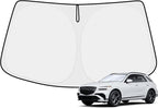 Windshield Sun Shade for 2021-2025 2026 Genesis GV80 Accessories Thicken 6-Layer Front Window Sunshade Cover Sun Visor Protector Foldable Block UV Rays Keep Vehicle Cool