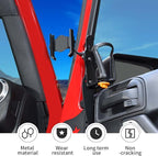 Linskip Door Cup Holder Expander Compatible with Jeep Wrangler JK JKU 2011-2017, 2 in 1 Multi-Function Cell Phone Mount for Jeep JK Interior Accessories(Black)