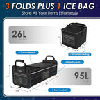 Car Trunk Organizer | Foldable, Waterproof | Trunk Organizer for SUV/Cars | Car Organizers & Storage - Car Accessories for Wo