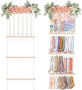 POVETIRE Headband Holder Hair Bows Organizer for Girls, Hair Accessories Display Storage Wall Hanging Decor for Baby Nursery 
