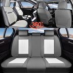 Coverado Car Seat Covers Front Seats, Seat Covers for Cars, Car Seat Protector, 2-Pack Car Seat Cushion Nappa Leather, Waterp