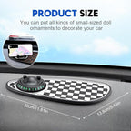 Multifunctional Car Anti Slip Pad, Multifunctional Rotatable Phone Holder Car DashboardMat with Temporary Parking Number, Aut
