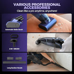 Pet Hair Handheld Vacuum Cordless: 20000PA High Power Car Vacuum with Motorized Brush and LED Light, Rechargeable Hand Held V