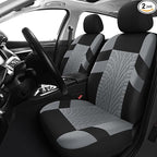 Pariitadin Car Seat Covers Front Pair, Washable and Breathable Seat Covers for Cars, Universal Fit Car Interior Covers for Mo