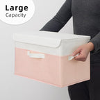 GRANNY SAYS Storage Baskets with Lids, Decorative Storage Boxes, Clothes Storage Bins for Closet, Foldable Storage Organizers