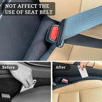 Car Seat Gap Filler Universal for Car SUV Truck Accessories Seat Gap Blocker Fit Organizer Fill The Gap Between Seat and Console Stop Things from Dropping Pack of 2 Black