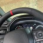 MEWANT Breathable Hand Sewn Car Steering Wheel Cover for Toyota Camry 2018-2019 / Toyota Avalon 2019 / Toyota Corolla 2019-2020 / Toyota RAV4 2019 Steering Wheel Accessories