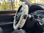 Crochet Spider Steering Wheel Cover Universal 14-15 inch (C,Steering Wheel Cover)