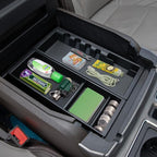 PIMCAR Center Console Organizer for 2024 2025 2026 Ford F150 & F150 Lightning Insert ABS Plastic Tray Armrest Storage Box Interior Accessories(Work Great with The OEM Tray)- Only One Tray