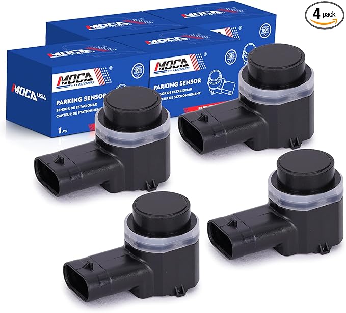 MOCA 4Pcs Parking Assist Sensors Compatible with 2015-2017 for Ford Transit/Transit-150/ Transit-250/ Transit-350/ Transit-350 HD, 2013-2016 for Ford Escape