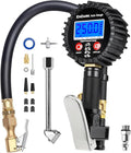 Digital Tire Pressure Gauge with Inflator: ENDARK 250 PSI Air Compressor Attachment Inflation Gun with Heavy Duty 360° Air Chuck & Extended Hose and Quick Connect Coupler