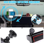 for Hummer EV Accessories Phone Holder Mount Dashboard Organizer Storage,Magnetic 360 Degree Rotatable Center Console Phone Mount Stand Dash Insert Box for Hummer EV SUV Pickup 2022-2025 2026 (F)