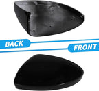 Motoforti Left Side Wing Mirror Cover for Nissan Altima 2019-2024, Car Rear View Mirror Cover Cap No.963746CA9A, Car Exterior Door Side Rearview Mirror Cap Mirror Housing, Glossy Black