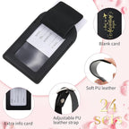 Amylove Bulk Luggage Tags Wedding Favors Adventure Begins Luggage Tags for Guests Travel Tag for Suitcase Bridal Gift 24 Pack