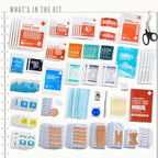 EVERLIT 400 Pcs OSHA/ANSI Compliant First Aid Kit Type III Class A Medical Kit Professional Med Kit Supplies for Contractors,