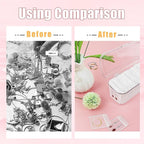 2 Packs Acrylic Jewelry Box with 100pcs PVC Portable Anti Oxidizing Zipper Bags Flip Lid Jewelry Organizer for Earrings Rings