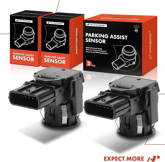 A-Premium 2-PC Reverse Backup Parking Assist Sensor Compatible with Select Honda Models - Pilot 2012-2015, Odyssey 2011-2017,