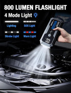 8250A Jump Starter Battery Jump Starter Battery Pack (for All Gas or 10.0+L Diesel), 12V Potable Heavy Duty Car Jump Start
