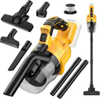 Cordless Vacuum Cleaner for Dewalt 20V Battery, 5 in 1 Handheld Electric Vacuum with Washable HEPA Filter，50CFM 100AW Cordles