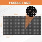 Ultrawall 4 Pack Metal Peg Board Panels with Hooks, Pegboard Wall Tool Organizer for Garage, 84pcs Peg Board with Accessories