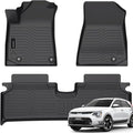 All Weather Floor Mats Fit for Kia NIRO EV(Not PHEV) 2023 2024 2025 TPE Rubber Liners Set NIRO EV Accessories All Season Guard Odorless Anti-Slip Floor Mats