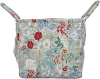 Boho Fabric Storage Basket, Large Capacity Laundry Basket, 12.2'' x 10.23'' x 10.23'' Collapsible Laundry Hamper with Easy Ca