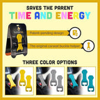 Bucklebee Easy Car Seat Buckle Release Aid for Children Unbuckle Car Seat Release Tool - Button Pusher - Opener for Nails - Buckle Release (1 Pack Teal)