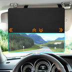 Sun Visor Extender for Car, Upgraded Polarized Sun Blocker, Sunshade Lens Magnetic Connection Adjustable 4 Directions, Anti-Glare,Protects from Sun Glare, Snow Blindness & UV Rays, Black