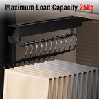 Pull Out Trousers Rack,Extendable Clothes Rail,Extendable Pull Out Closet Rod, Pull Out Clothes Rail 33-63 Cm,Used For Wardro