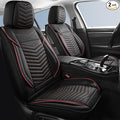 Nappa Leather Car Seat Covers Front Seats, Car seat Protector, Waterproof Car Seat Cushion, Universal Automotive Seat Covers 
