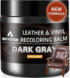 Leather Recoloring Balm - Leather Repair Kit for Furniture, Dye, Recolor, Renew, Repair & Restore Aged, Faded, Cracked, Peeli