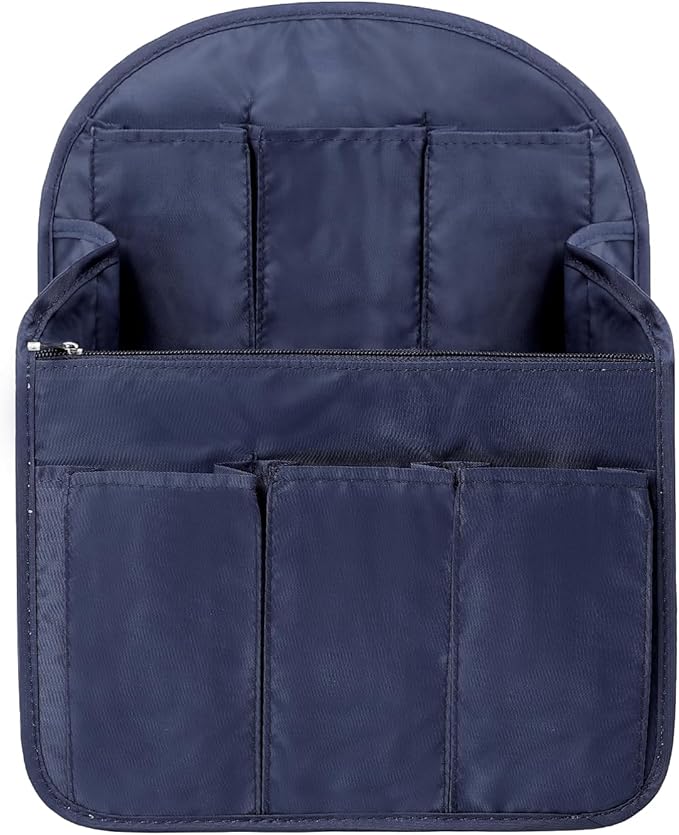 Surblue Backpack Organizer Insert Liner Hanging Travel Rucksack Purse and Handbag Insert Pocket, High-capacity Divider Foldab
