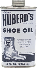 Huberd's Shoe Oil – Leather Conditioner & Waterproofer for Boots, Shoes & Leather Gear. Easy Pour Formula Softens & Protects 