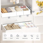 DIMJ Drawer Organizer Clothes- 26 Pack Baby Dresser Organizer for Nursery, Small Fabric Closet Drawer Organizer Bins for Unde