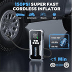 8000A Jump Starter with Air Compressor,26800mAh 160PSI Portable Jump Starter Battery Pack (All Gas/12L Diesel) Car Battery