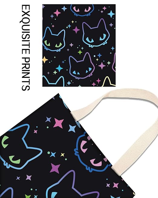 Car Garbage Can, Car Trash Bag, Car Garbage Bag, Hanging Car Trash Can for Car Accessories, Vehicle, Travelling, Camping, Cute Car Back Seat Organizer, Cute Neon Cats