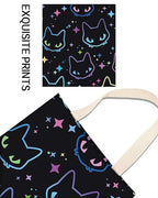 Car Garbage Can, Car Trash Bag, Car Garbage Bag, Hanging Car Trash Can for Car Accessories, Vehicle, Travelling, Camping, Cute Car Back Seat Organizer, Cute Neon Cats