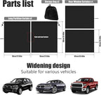 Car Privacy Curtain Universal Car Divider Curtain Between Rear Seat Auto Blackout Curtains Cars Sun Shades Side Window Shades Kit for Travel Camping Nap Sleeping(C)