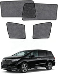 Car Window Shades for Honda Odyssey(2022-2025), 4-Pack Rear Window Sun Shades for Baby – Breathable Mesh, UV & Heat Blocker, Privacy Protection for Camping, Travel, Sleep & Nursing